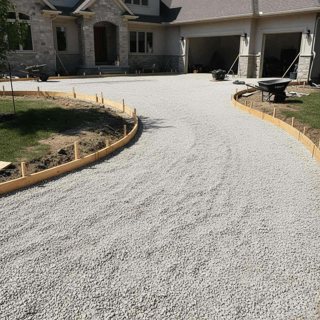 concrete driveways newton ma