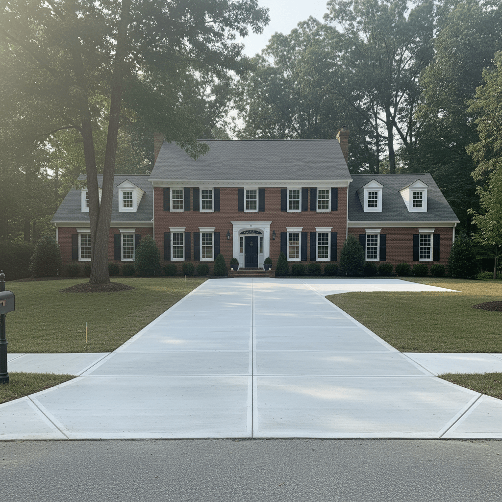 concrete driveways newton ma