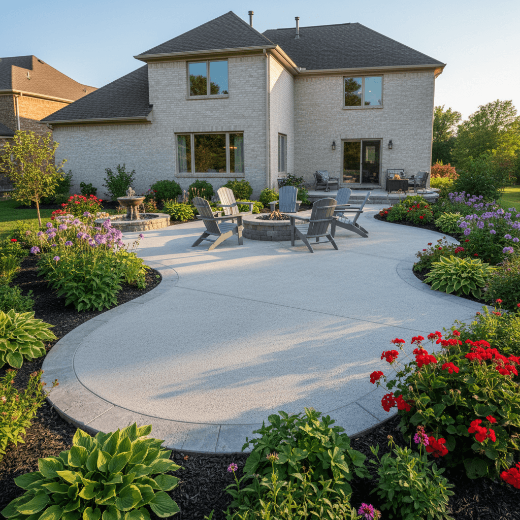 concrete patios newton ma