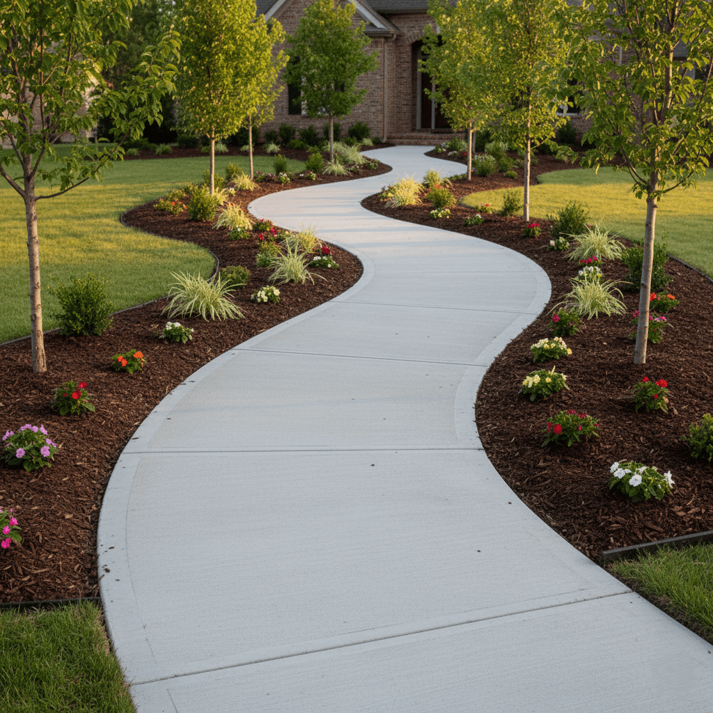 concrete walkways newton ma