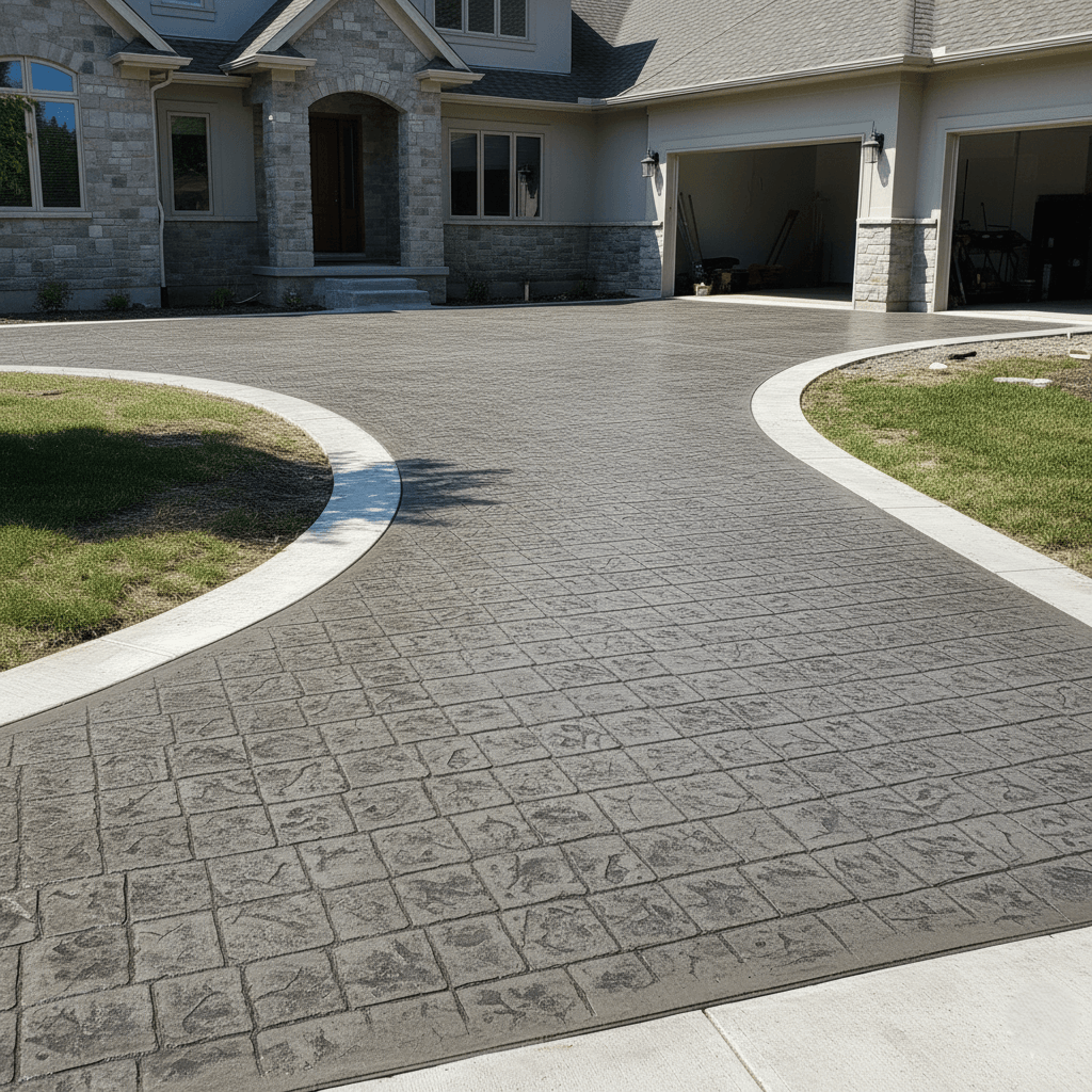 stamped concrete newton ma