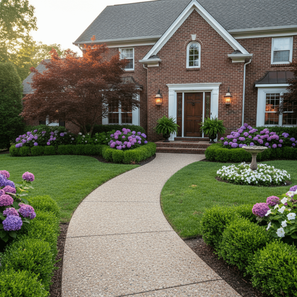 concrete walkway newton ma