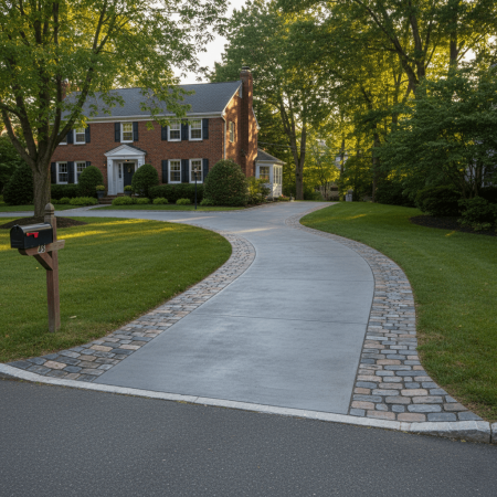 concrete driveways newton ma